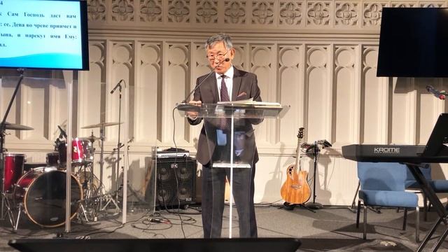 Рождественское служение по слову от Луки 2:1-14 - пастор Леонид Ким смотреть онлайн