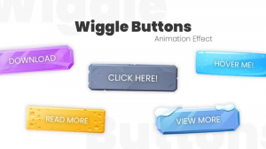 Классный эффект покачивания на кнопках ｜ Cool Wiggle Animation Effect On Buttons