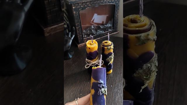 Анонс!! 🕸️🔥Свечи заливные " Сила Ведьмы, Защита Ведьмы" с ведьминой травой и вереском смотреть онлайн