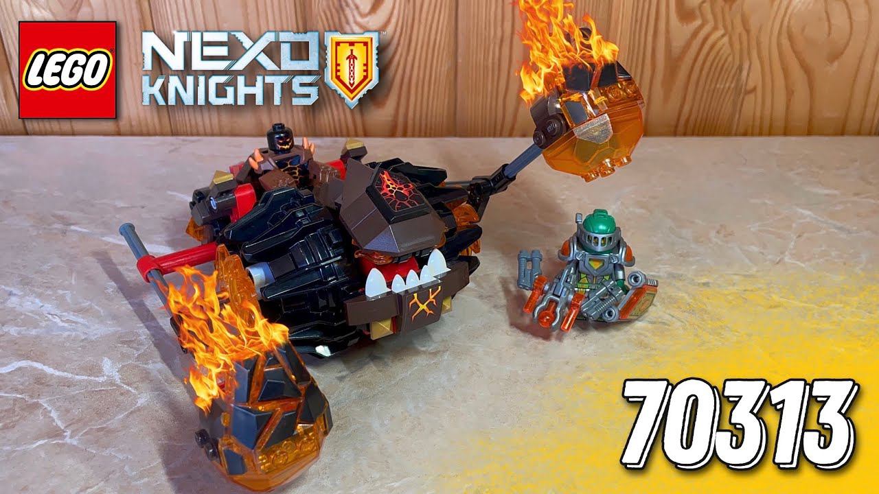 Обзор на LEGO Nexo Knights 70313 Лавинный разрушитель Молтора смотреть онлайн
