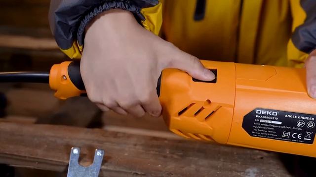 DEKO TOOLS. Angle Grinder. DKAG180G210. New Model From DEKO.