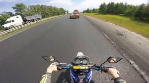 Прохват #1 На ZR200 по новому асфальту