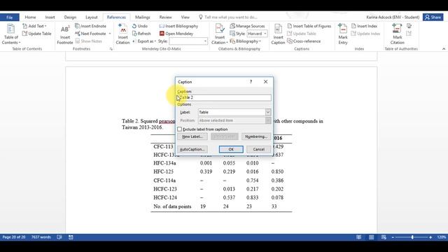 How to make table captions and a list of tables in word смотреть онлайн