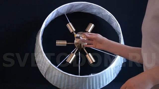 Светильник потолочный Arte Lamp A1509PL-6PB смотреть онлайн