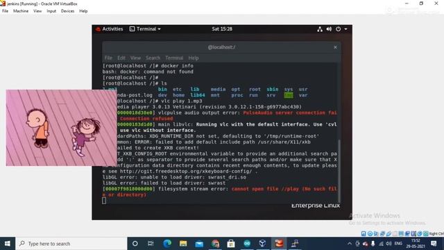 VLC Media player inside Docker