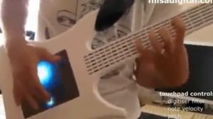 Игра на сенсорной  Бас  гитаре