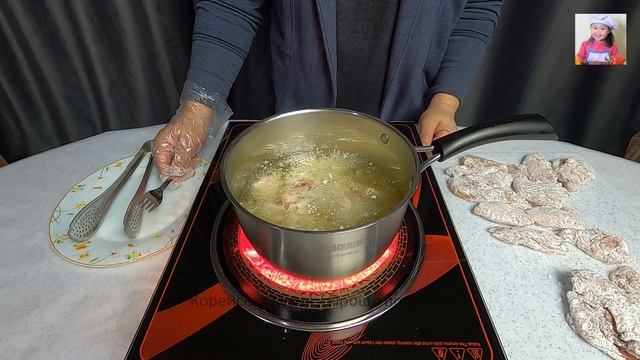 Хрустящая Жареная КУРИЦА в Остром Карамельном Соусе! КОРЕЙСКАЯ КУХНЯ Проще простого! #53