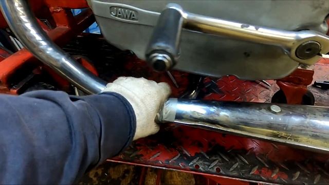 Установка цпг Ява 634 и пуск мотора (Jawa 634)