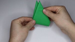 Как сделать оригами Квакающая лягушка!!!