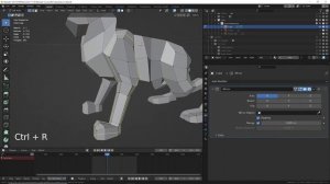Blender Избушка ► 5.5. Промежуточный план. Заяц моделлинг.