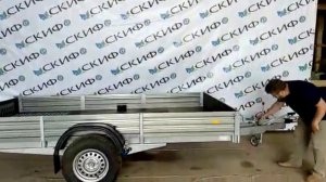 Обзор Легкового прицепа с тормозами МЗСА 831134.102