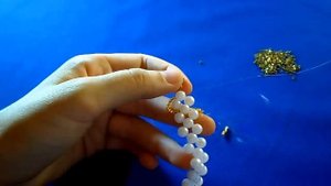 Ожерелье из Бусин и Бисера Мастер Класс! Колье из бисера и бусин / Necklace of Busins and Beads!