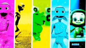 Dame tu Cosita VS Me Kemaste VS Alien Green VS Patila VS Hulk VS Bad Santa Color dance challenge