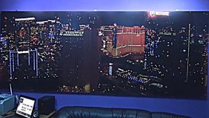 Оформление светодиодной картины