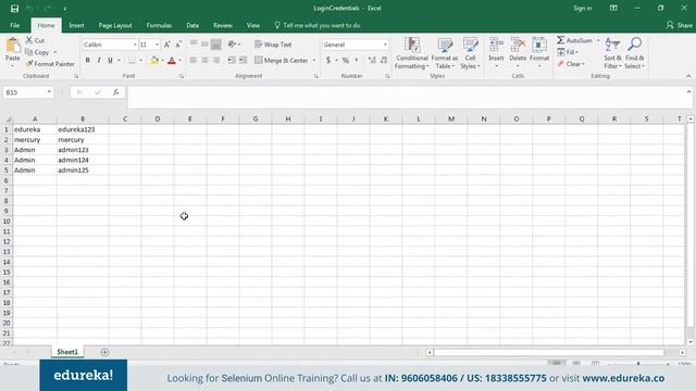 Data Driven Framework In Selenium Webdriver | Data Driven Testing | Selenium | Edureka Rewind - 5