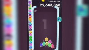 Satisfying Mobile Game / Bounce Merge - 2048 Ball Gameplay Walkthrough Android, iOS Level Up part 1