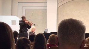 П. Сарасате, Хабанера (фрагмент), исполняет Герман Сергей, скрипка, Кавецкая Н, фортепиано