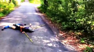 Ускорения на лыжероллерах/ фейлы