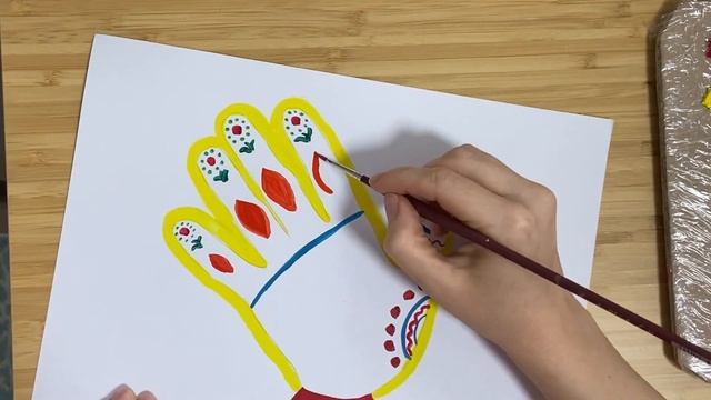 Дымковская игрушка | Как нарисовать красками просто • Russian toy easy drawing смотреть онлайн