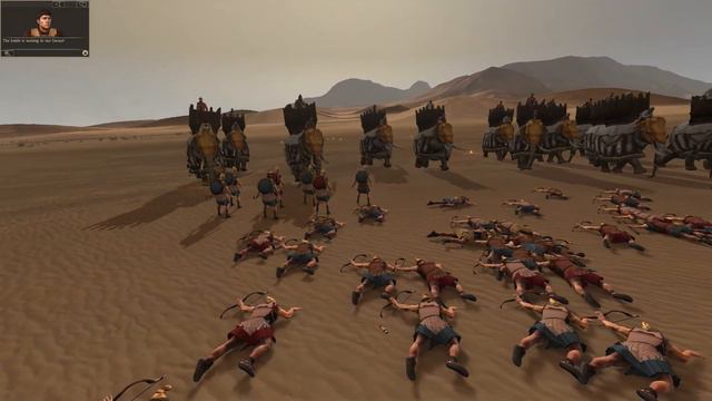WAR ELEPHANTS CHARGING EVERY EGYPTIAN UNIT - Total War ROME 2