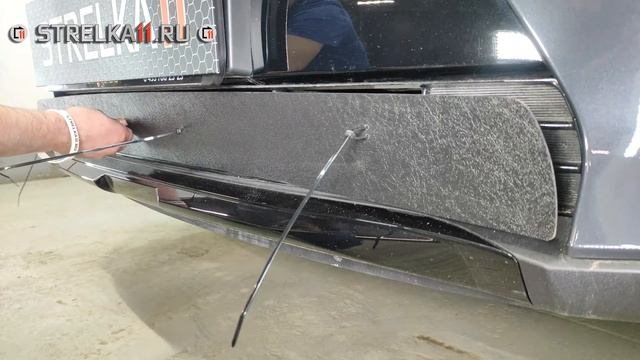 Зимняя защита радиатора KIA SPORTAGE (Black Edition) IV рестайлинг с 2020г.в. - strelka11.ru смотреть онлайн