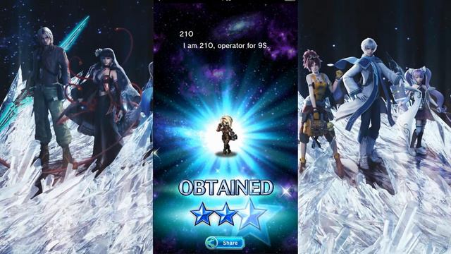 FFBE Global  Nier Automata Pulling for Pod 153 смотреть онлайн