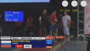 Сборная России на ЧМ по класическому троеборью 2017 Юноши Маричев Илья в к53кг