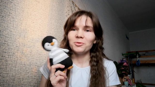 Новая зайка и пингвин #зайкакрючком#