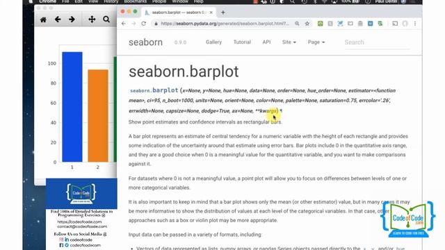 Learn Python | Chapter 05: Ep.20: Visualizing Die-Roll Frequencies and Percentages | CodeOfCode смотреть онлайн