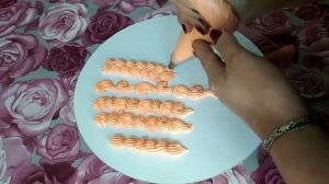 Бордюр на торт.# Мастер класс.