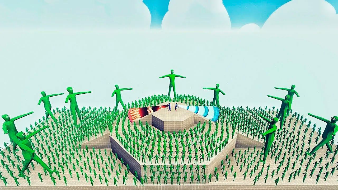 100x ZOMBIE vs 2x EVERY GOD | TABS - Totally Accurate Battle Simulator смотреть онлайн