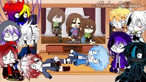 Sans AUs React To Alisha-Pleb and More//(Pt.2/2)//[🇹🇷/🇬🇧]//UnderTale Au [My AU]//Gacha Club