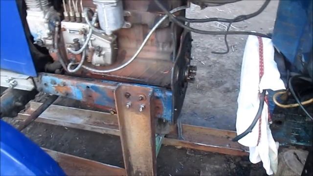 Замена выжимного МТЗ-80, как раскатить трактор? смотреть онлайн