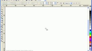Окружность и прямоугольник Corel Draw