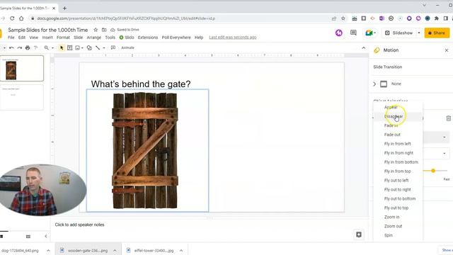 How to Create an Image Revealing Effect in Google Slides