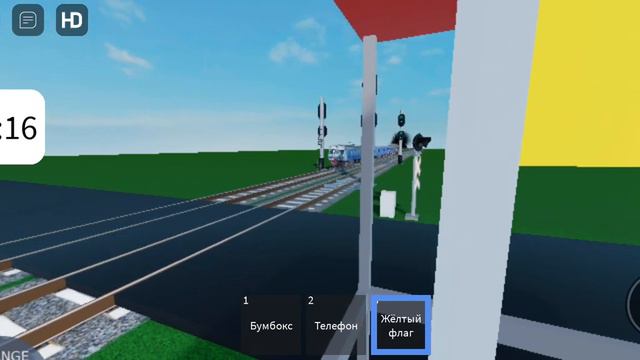 ЭД9М вместе с 3ТЭ10М проезжает железнодорожный переезд смотреть онлайн