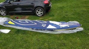 Gladiator PRO 12.6 T (touring) SUP распаковка, накачиваю авто компрессором Белавто