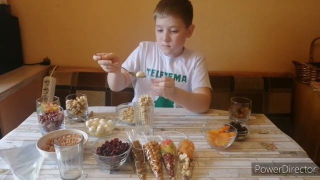 Корзина из орехов и сухофруктов! Своими руками! смотреть онлайн