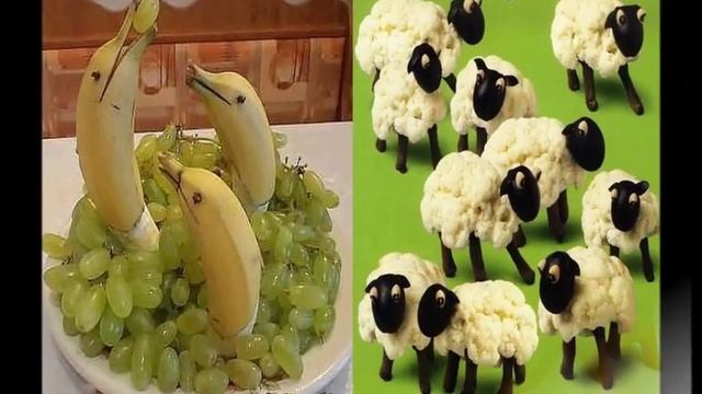 Красивые поделки из овощей и фигурки из овощей смотреть онлайн