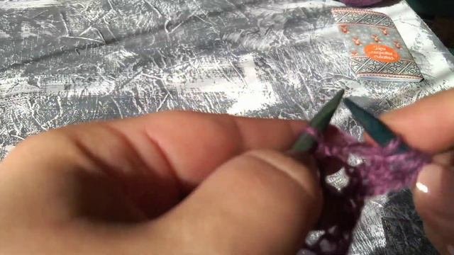 #спицами #ажурныйузорспицами #палантинспицами МК Ажурные листья/Вяжем палантин вместе