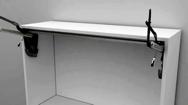 Hafele. Монтаж подъемного механизма Strato смотреть онлайн