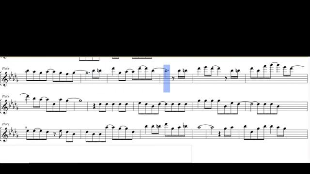 Meow meow song _arranged for FLUTE play along video смотреть онлайн