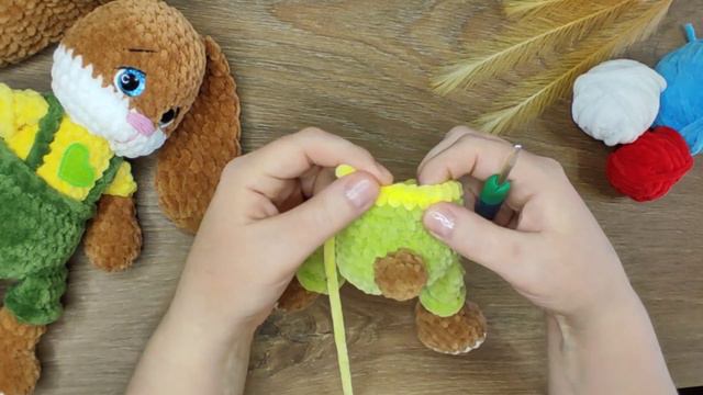мастер класс Зайка Малыш из серии "Забавные малыши"