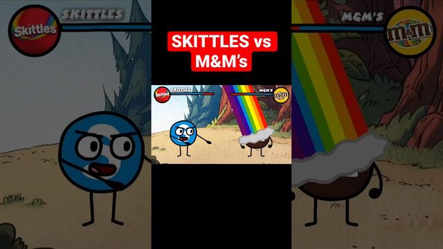 Skittles vs M&M’s #анимация #мульт #animation #cartoon