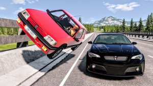 Автомобильные аварии на высокой скорости - BeamNG Drive