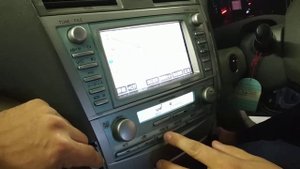 Магнитола Toyota Camry ACV40. Обзор работы.