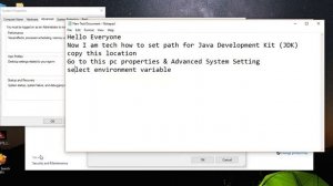 Java Development Kit (JDK) Path Setting