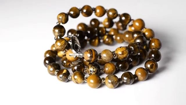 Тигровый глаз, Ø6 мм., бусы, 529БСТ смотреть онлайн