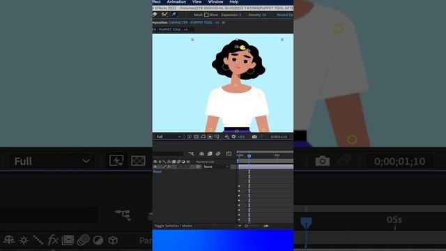 The SIMPLEST Way To ANIMATE CHARACTERS in AFTER EFFECTS (Puppet Tool Tutorial)