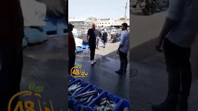 ماذا يفعل رئيس الوزراء الاسبق "اولمرت" في ميناء يافا ؟!